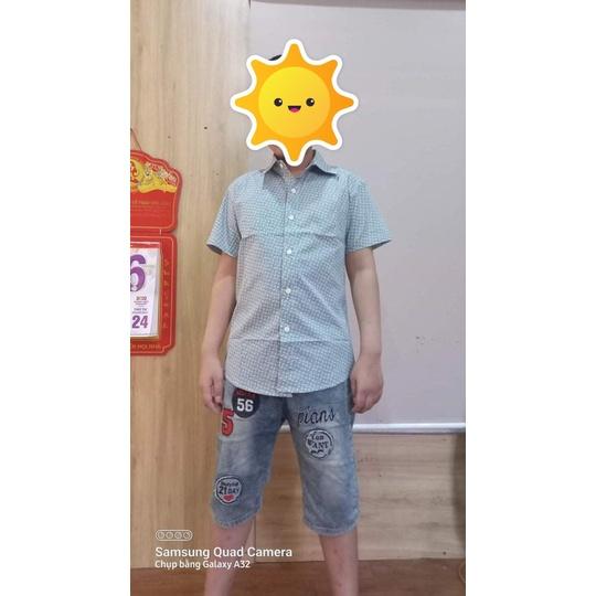 ÁO SƠ MI BÉ TRAI