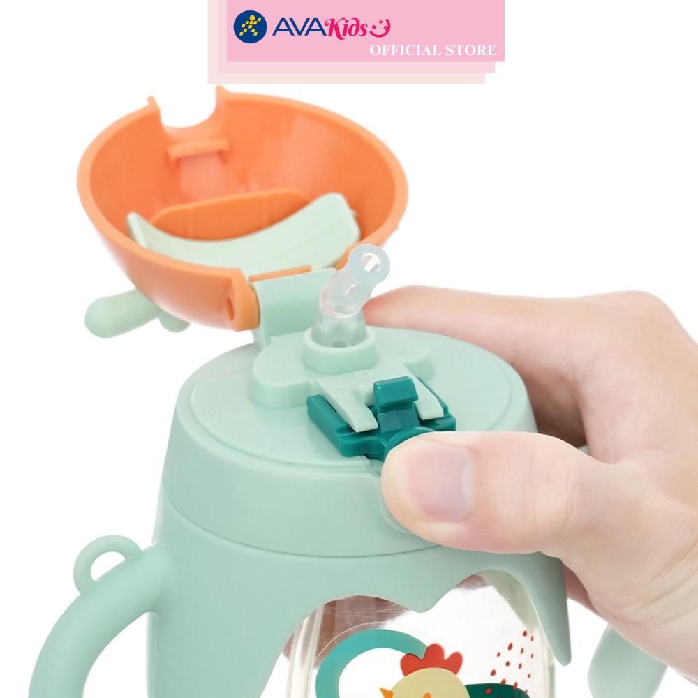 Bình đựng nước nhựa PP/PC 350 ml TOP KIDS - Màu ngẫu nhiên