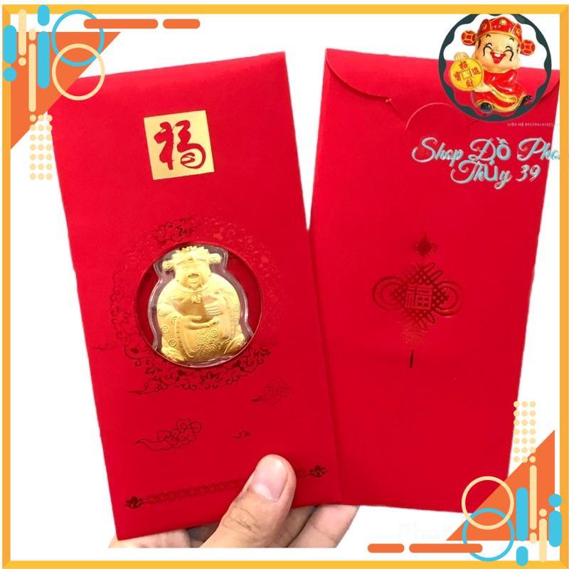 Bao Lì Xì Thần Tài Mạ Vàng Hồng Kông Làm Quà Tết Độc Đáo Có Ý Nghĩa – May Mắn Cho Ngày Vía Thần Tài