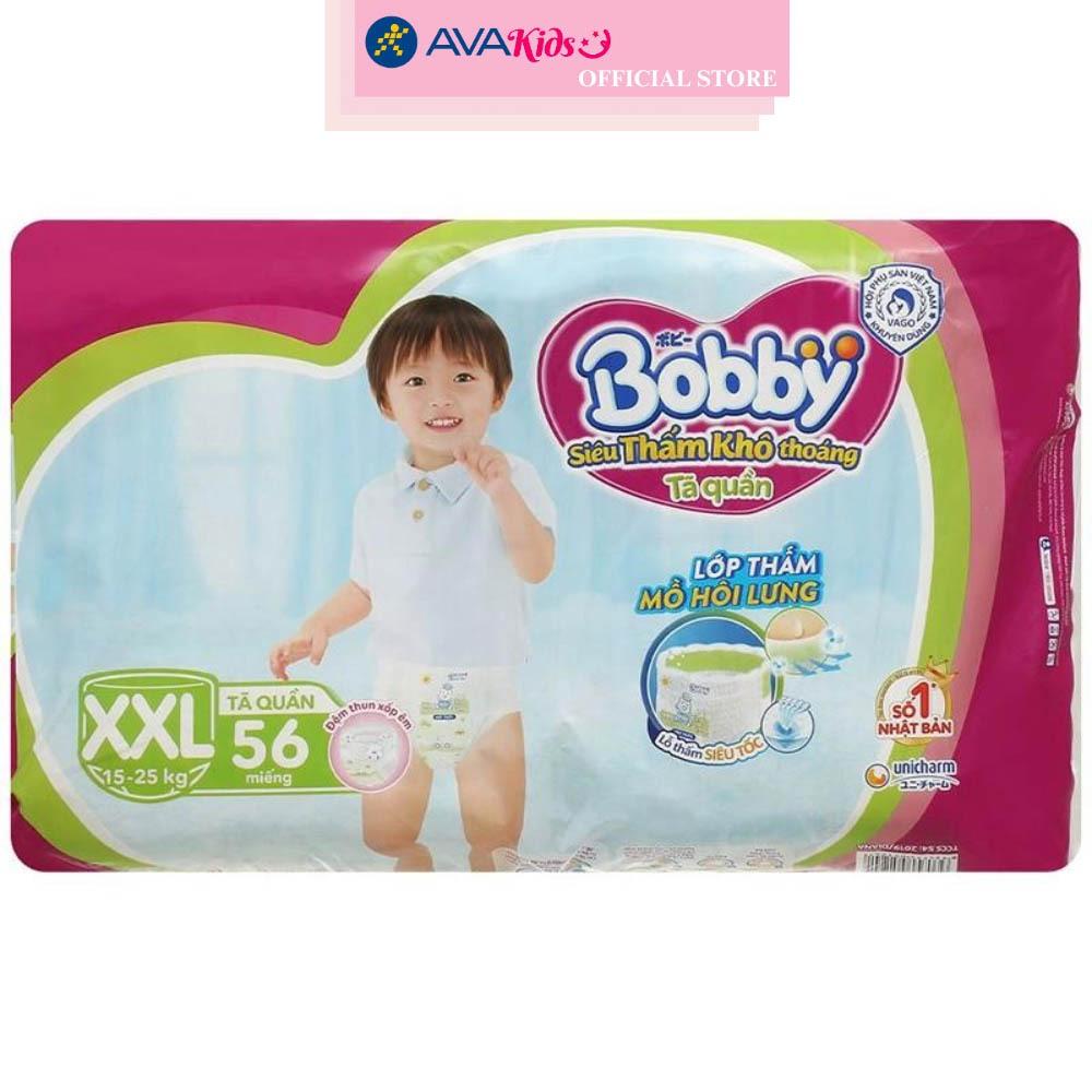 Hình ảnh Tã quần Bobby size XXL 56 miếng (15 - 25 kg)