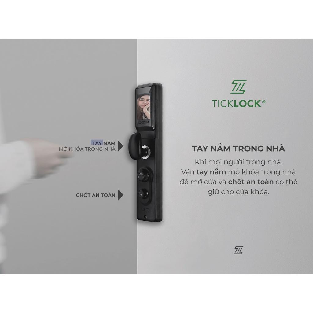 Khoá điện tử cảm biến nhận diện khuôn mặt cao cấp TICKLOCK AF-880