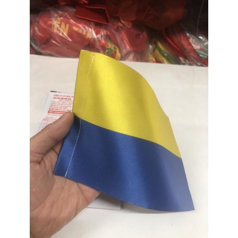 Quốc kỳ Ukraina để bàn 14x21cm