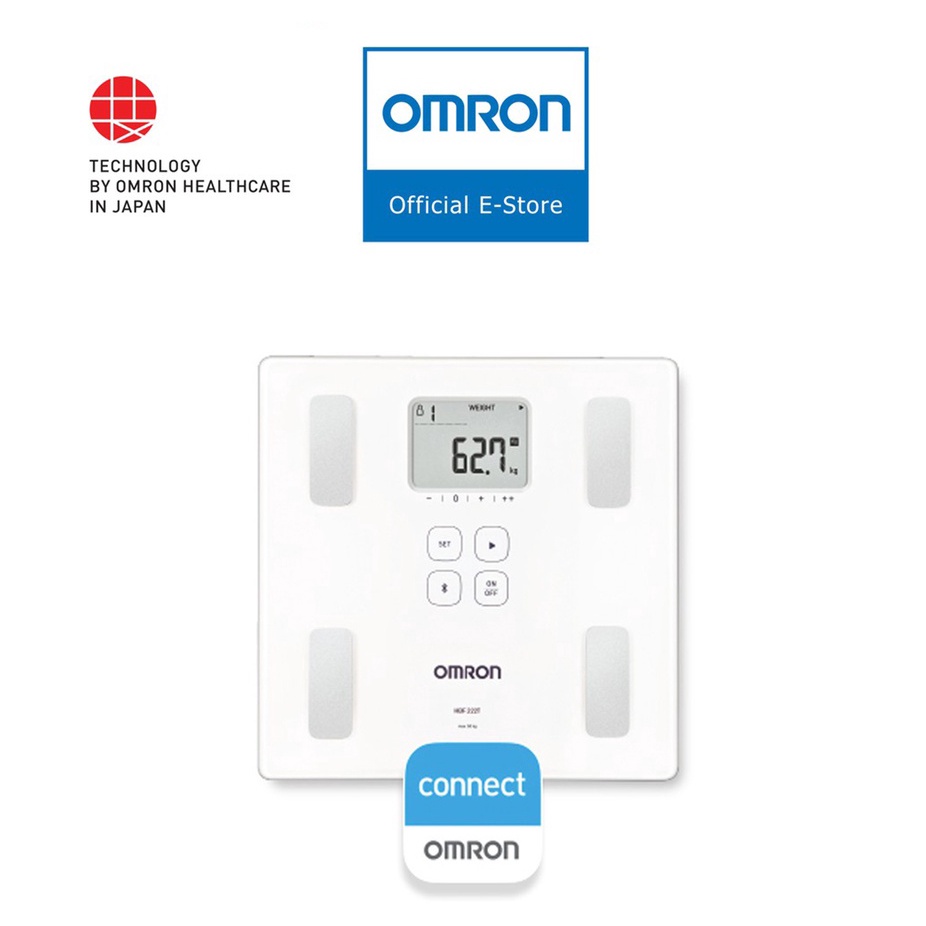 Cân Đo Lượng  Mỡ Cơ Thể Điện Tử  Omron HBF-214 ( Thương Hiệu Omron Nhật Bản )