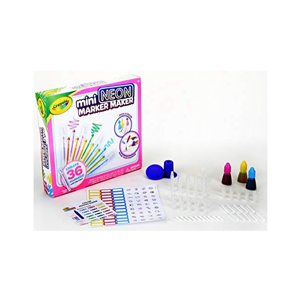 Bộ chế tạo bút lông màu neon CRAYOLA 747248