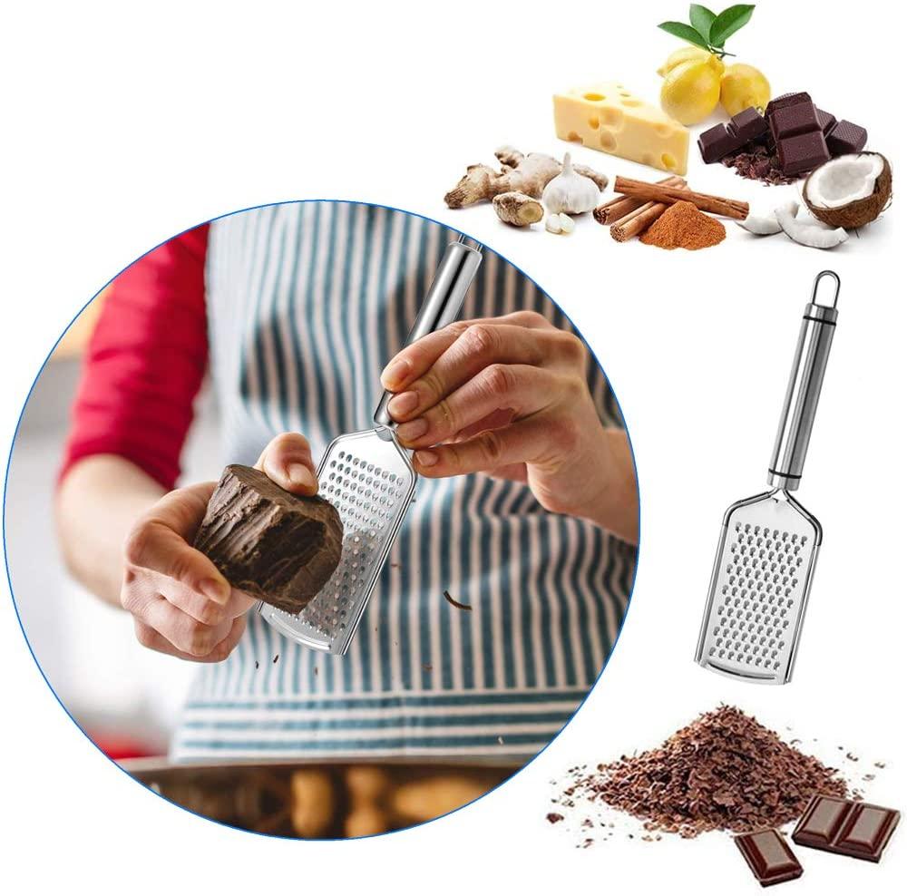 Đồng Hồ Nam Dây Thép Không Gỉ Phô Mai Xay Bộ Dụng Cụ Gọt Vỏ, Chanh Zester, đồng Hồ Nam Dây Thép Không Gỉ Đa Năng Nhà Bếp Thực Phẩm Xay Máy Thái Cho Rau Củ Quả