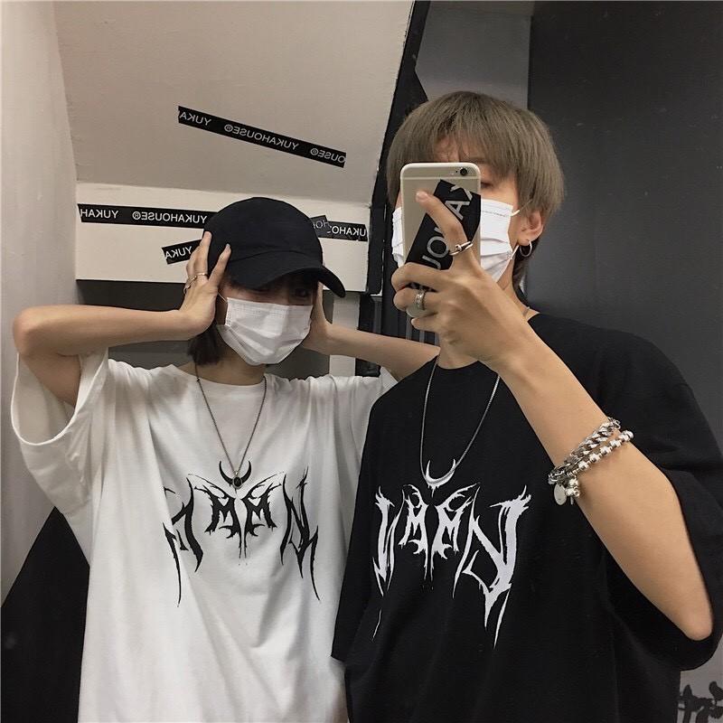 Áo phông nữ nam unisex tay lỡ thun form rộng teen cổ tròn oversize cotton giá rẻ basic đen trắng tee pull CHỮ KIỂU