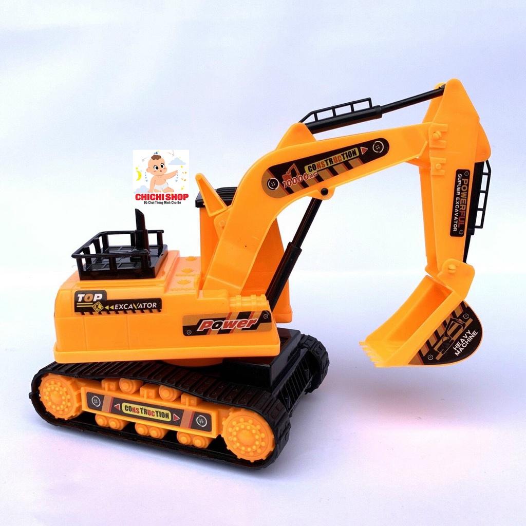 Đồ Chơi Xe Mô Hình Cho Bé Trai, Xe Múc Bánh Xích