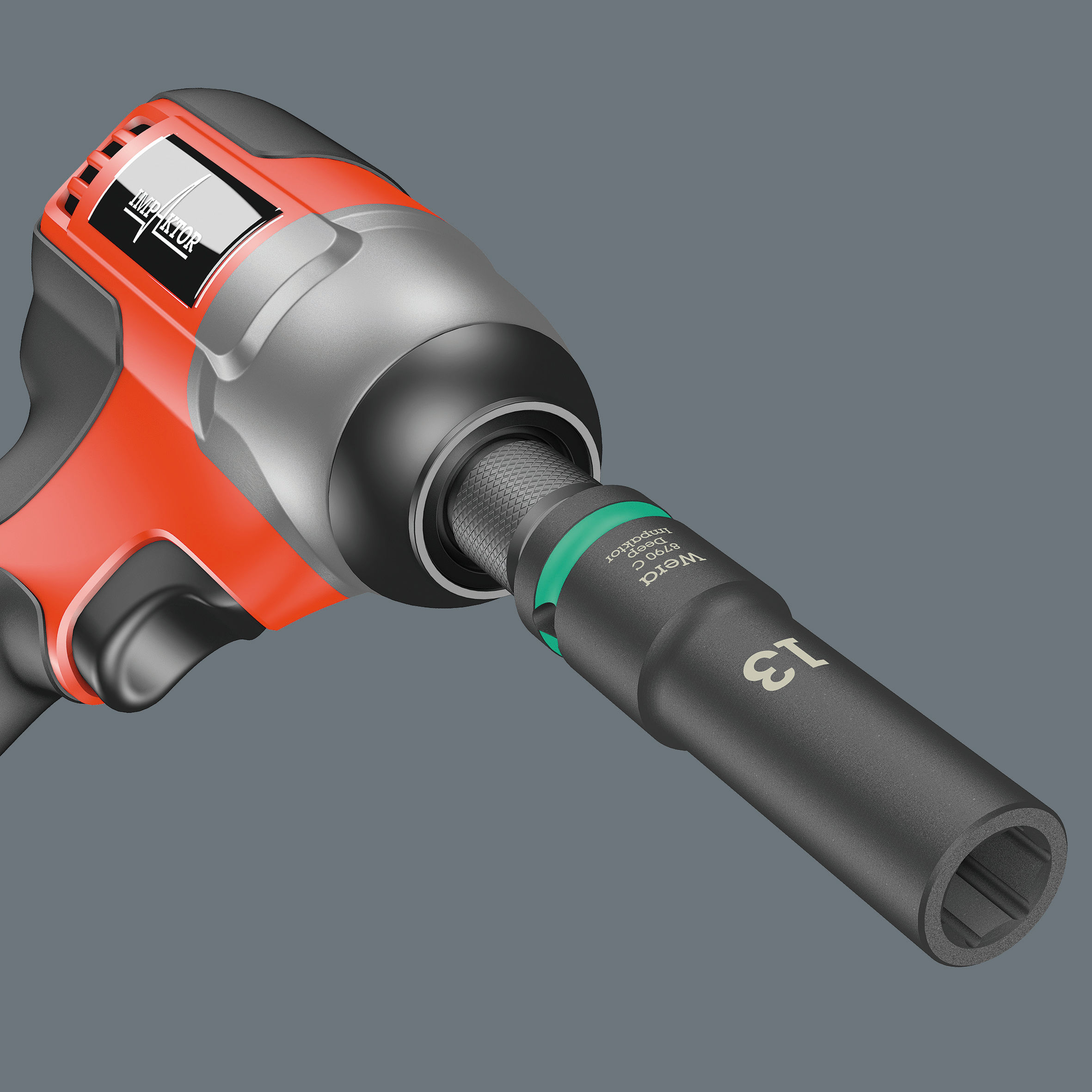 Tuýp dài Impaktor 27mm Wera 05004840001 8790 C Impaktor Deep 1/2"dài 83mm