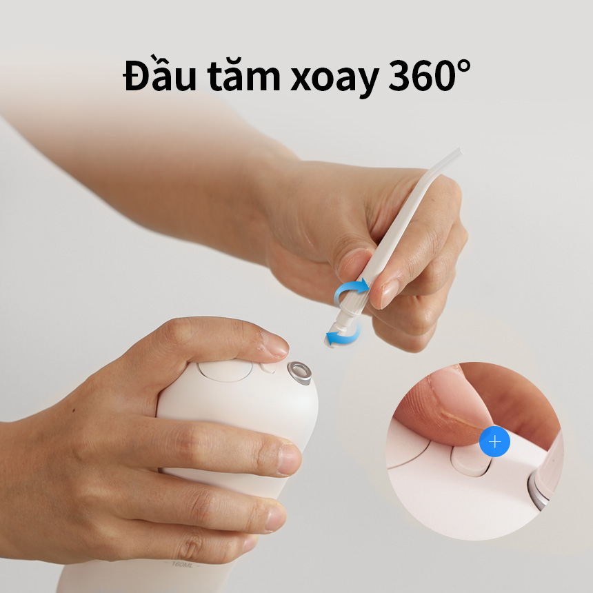 Máy tăm nước LocknLock ENR146WHT - Dung tích 190ml - Màu trắng