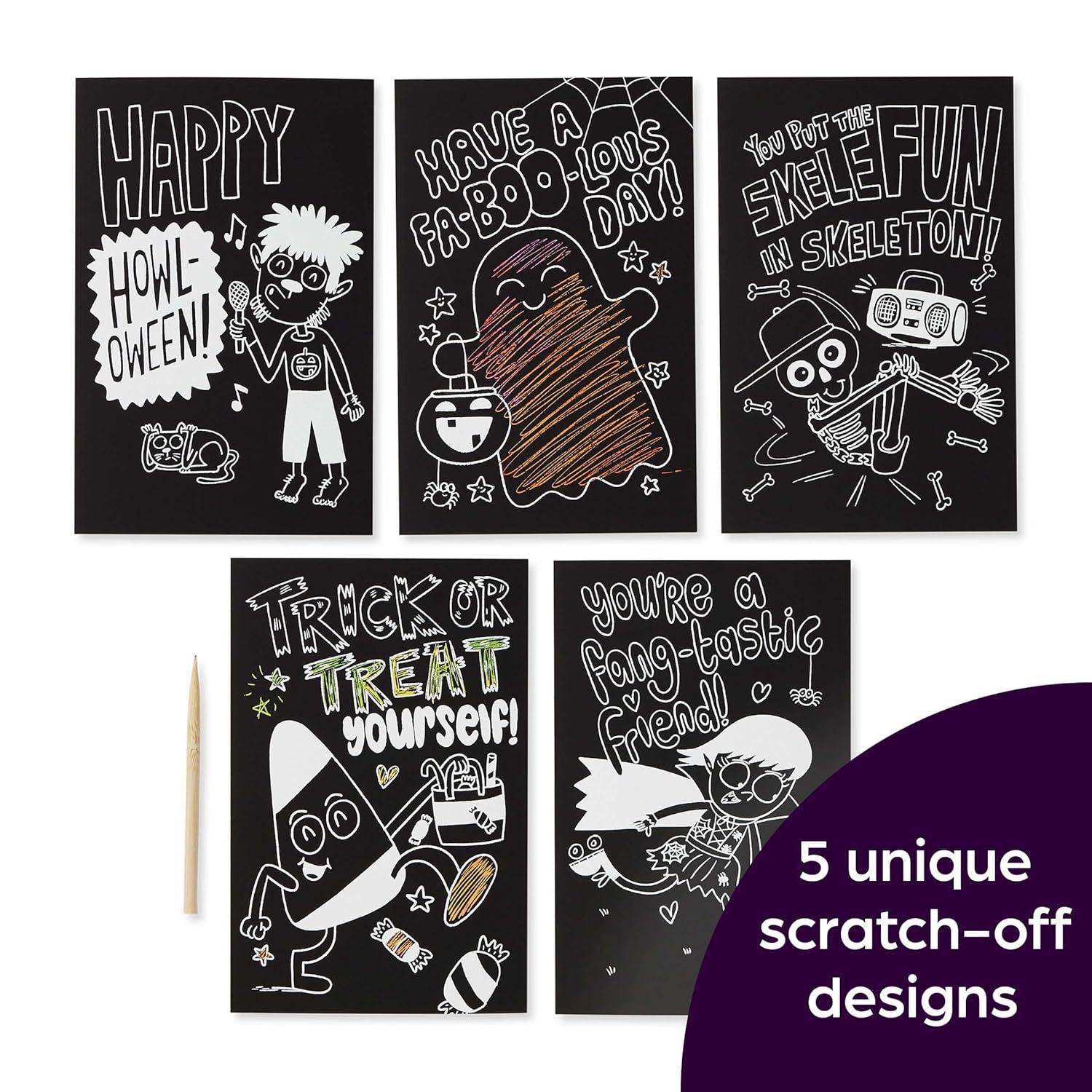 Sách ngoại văn: Scratch-And-Play Halloween Hidden Pictures