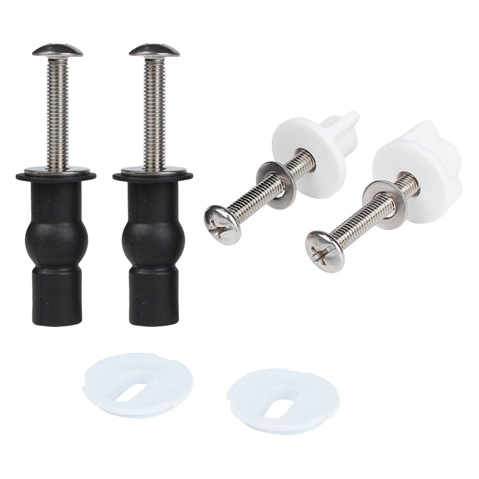 2x Toilet Seat Screws Bolts Fastener Replacement Toilet Hardware Replacement