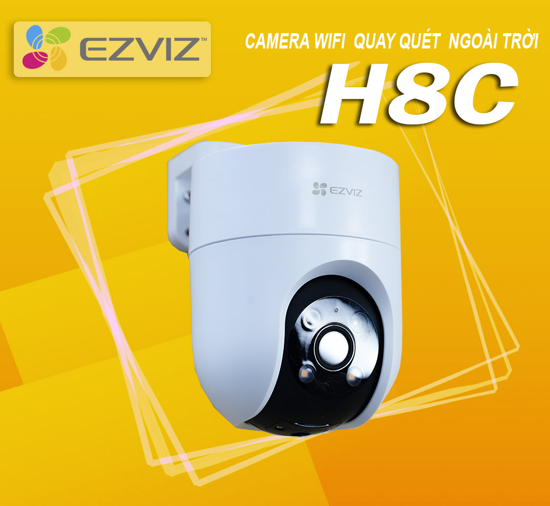 CAMERA WIFI QUAY QUÉT NGOÀI TRỜI H8C