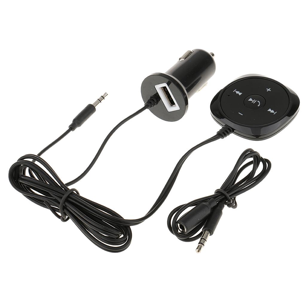 BC20 Bluetooth Handsfree Car Kit Supports 3.5mm AUX 5V/2.1A Device Charging