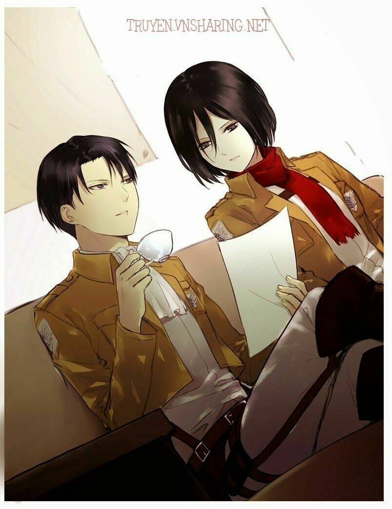 đại chiến titan - doujinshi về cuộc tình tay 4 chapter 6 11