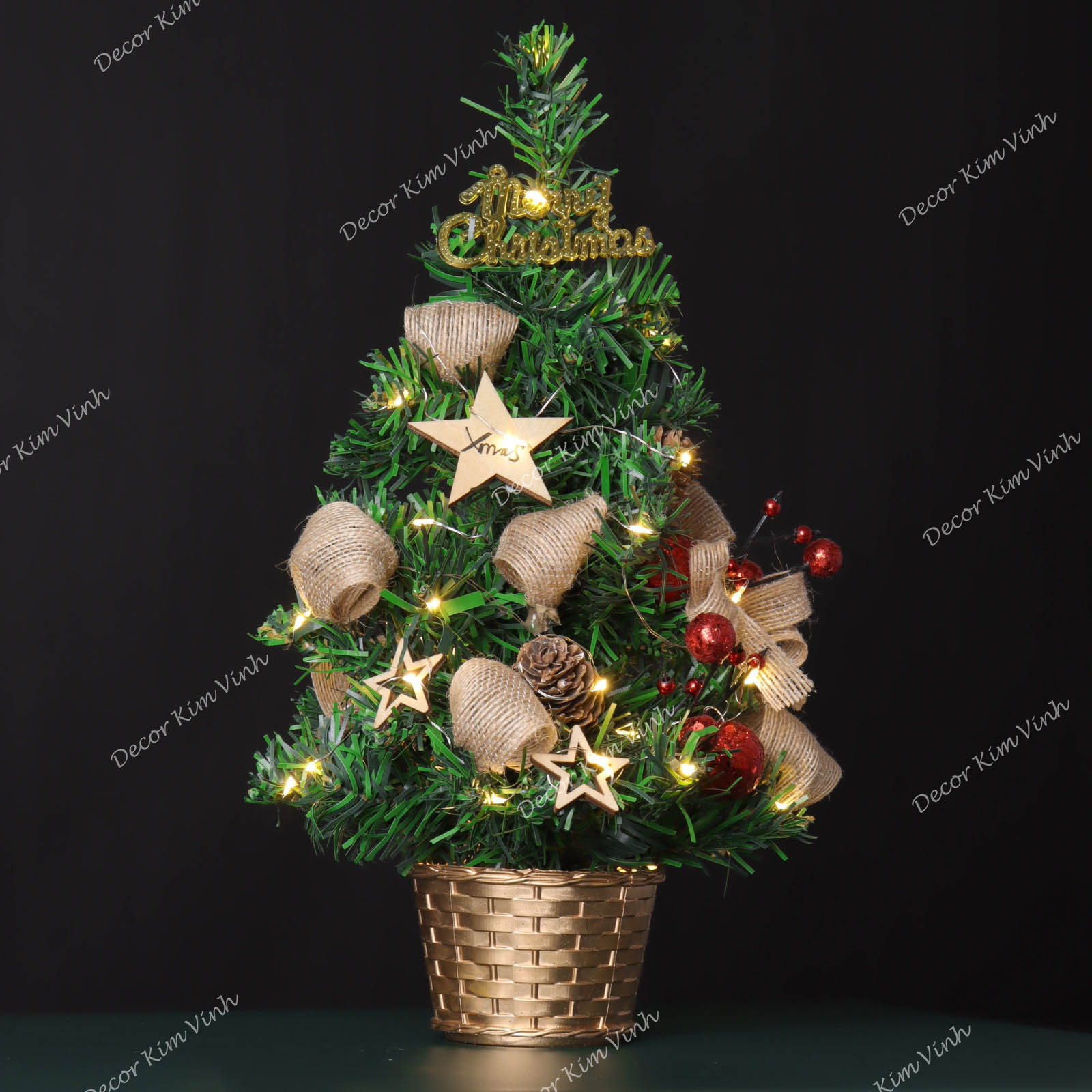 Cây Thông Nhí 3TN01 Cây Thông 30cm Trang Trí Giáng Sinh Cây Thông Noel