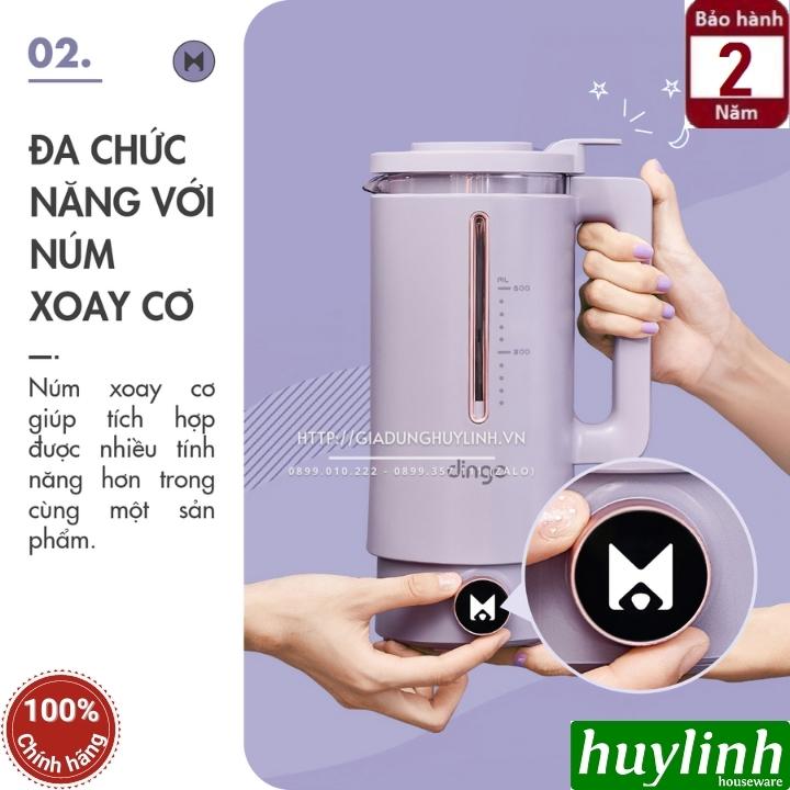 Máy xay nấu sữa hạt mini Dingo DCB500 - 600ml - Đa chức năng - Hàng chính hãng