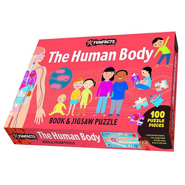 Sách Funfacts - Book & Jigsaw - The Human Body