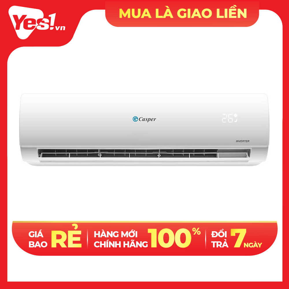 Máy Lạnh Casper Inverter 1.5 HP MC-12IS33 - Hàng Chính Hãng - Chỉ Giao Hồ Chí Minh