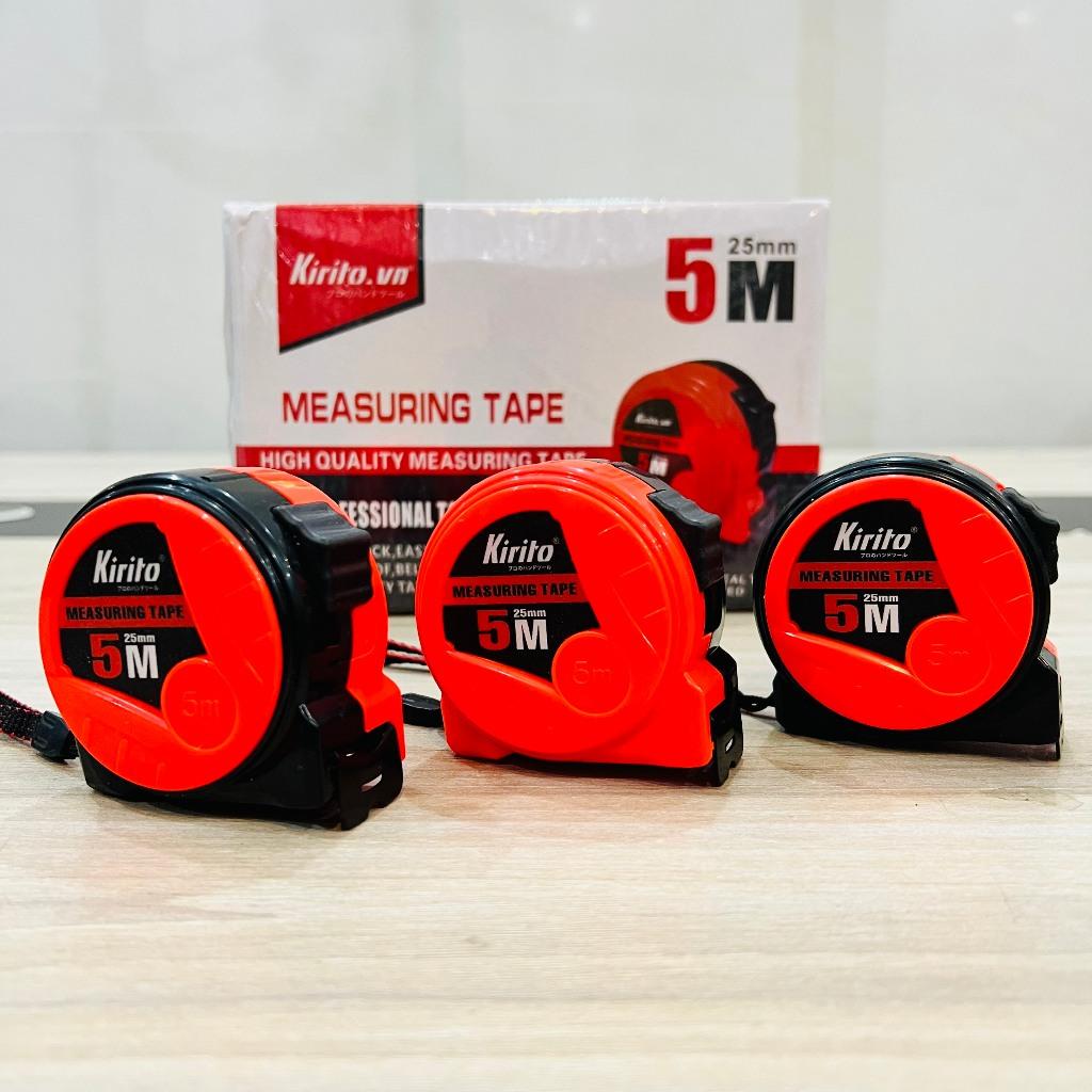 Thước cuộn Kirito 5m và 7.5m cao cấp chính hãng đủ kích thước