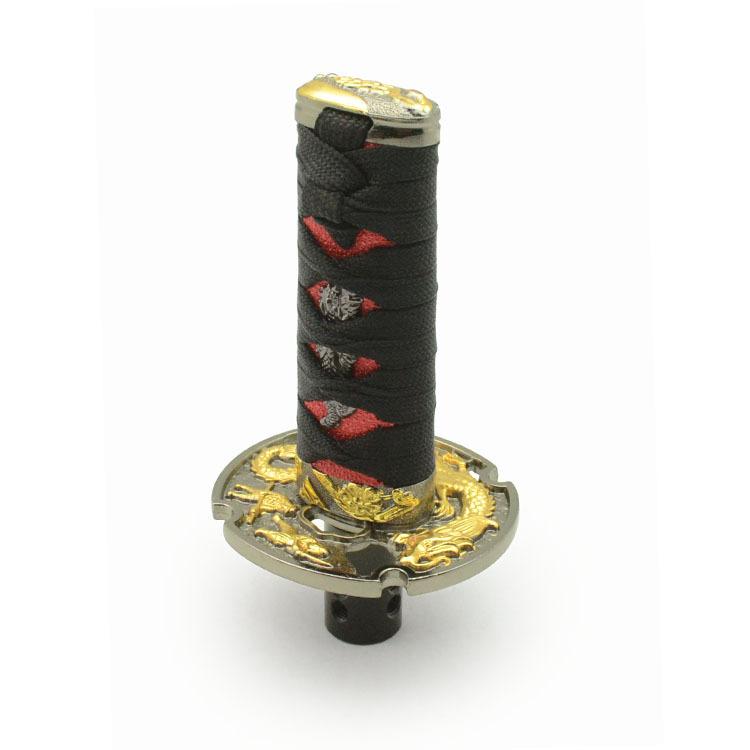 Đầu cần gạt số xe hơi Samurai 4 màu đỏ + đen chuyên dụng