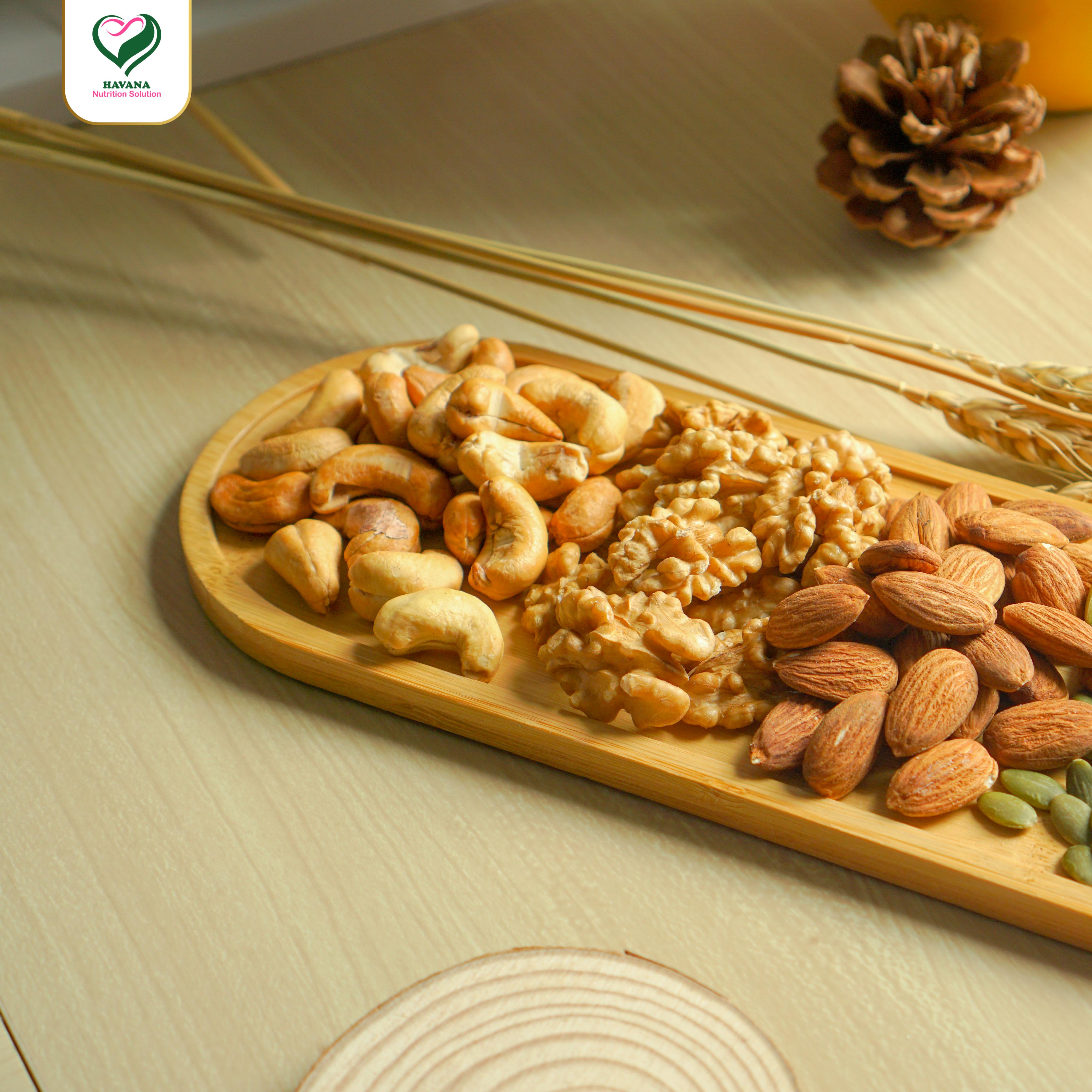 Mix 4 Nut 240GR- Havana- Hạt dinh dưỡng Mix 4 tốt cho sức khỏe, healthy