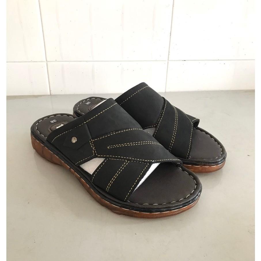 Dép da bò mẫu mới 2021 ms 034