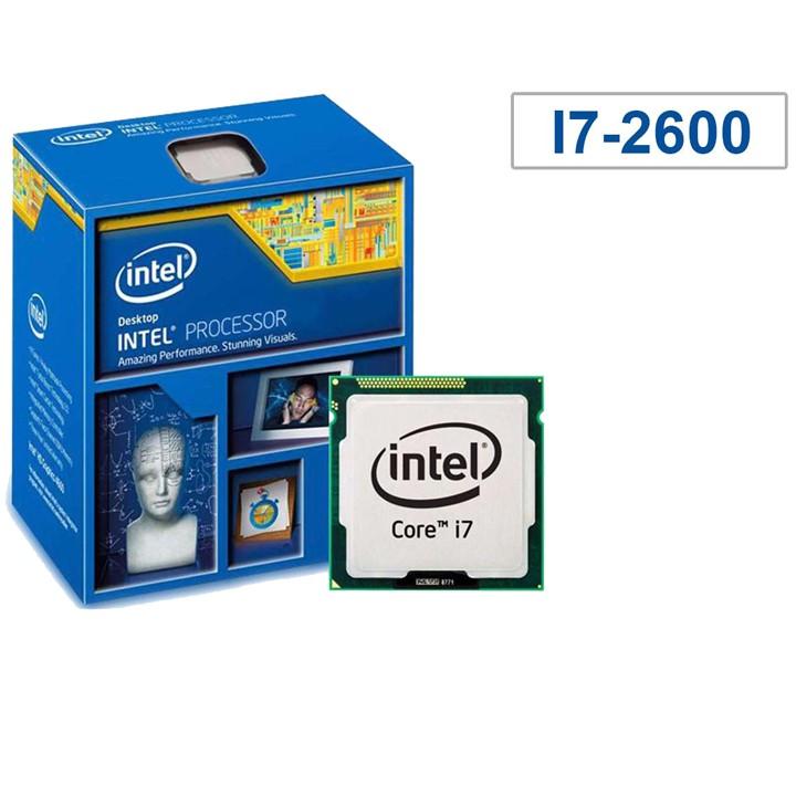 Cpu Intel Core i7 2600 4 nhân 8 luồng sockeet 1155 3.40 GHz - 3.80 GHz bóc máy