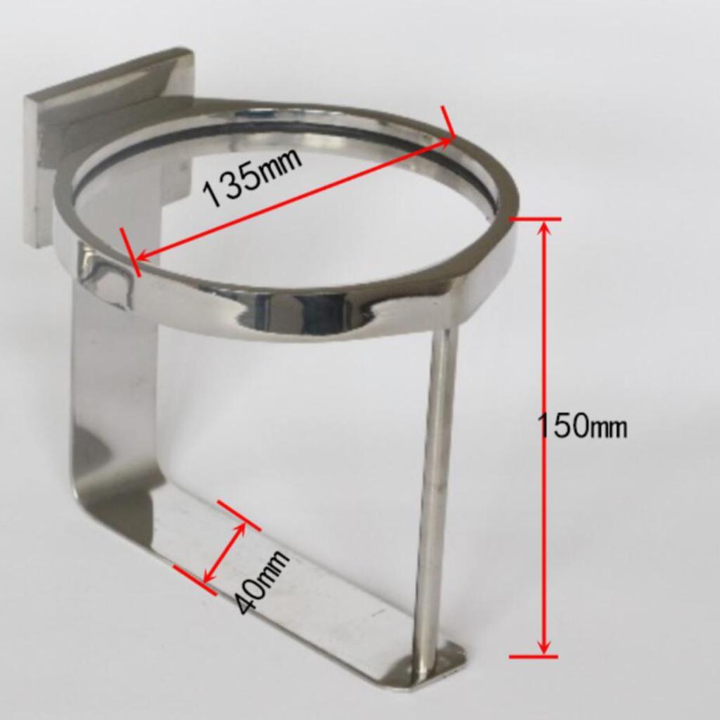 Boat Drink Beverage Cup Holder Marine Stainless Steel Hardware