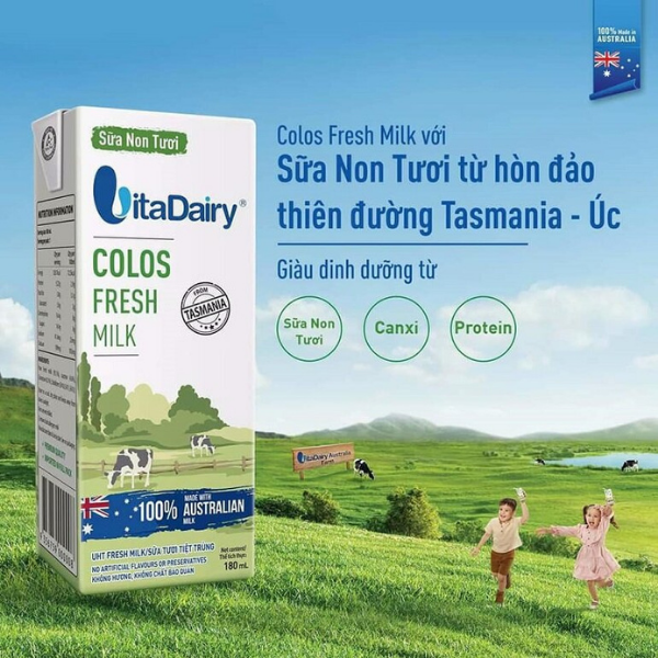 SỮA NON TƯƠI VITADAIRY 180 ml