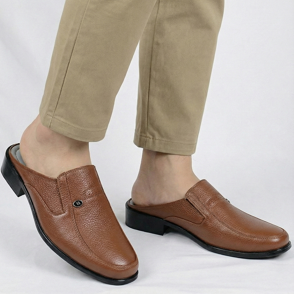 Giày Sục Nam HA NAM Da Bò Thật Cao Cấp GSB20175