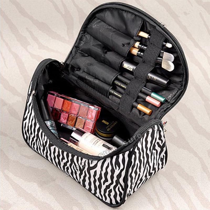 Women Large Makeup Bag Cosmetic Case Storage Handle Travel Organizer