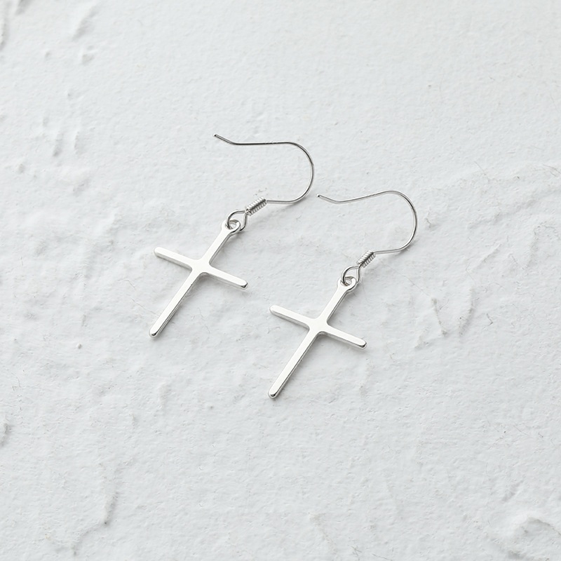 Bông tai thập tự phong cách Châu Âu bí ẩn quyến rũ