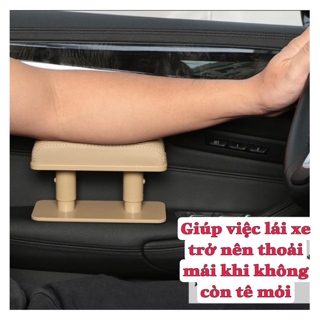 Đệm tỳ gác tay gắn cửa ô tô xe hơi chống tê mỏi tay khi lái xe bọc da cao cấp tiện lợi phù hợp với mọi dòng xe
