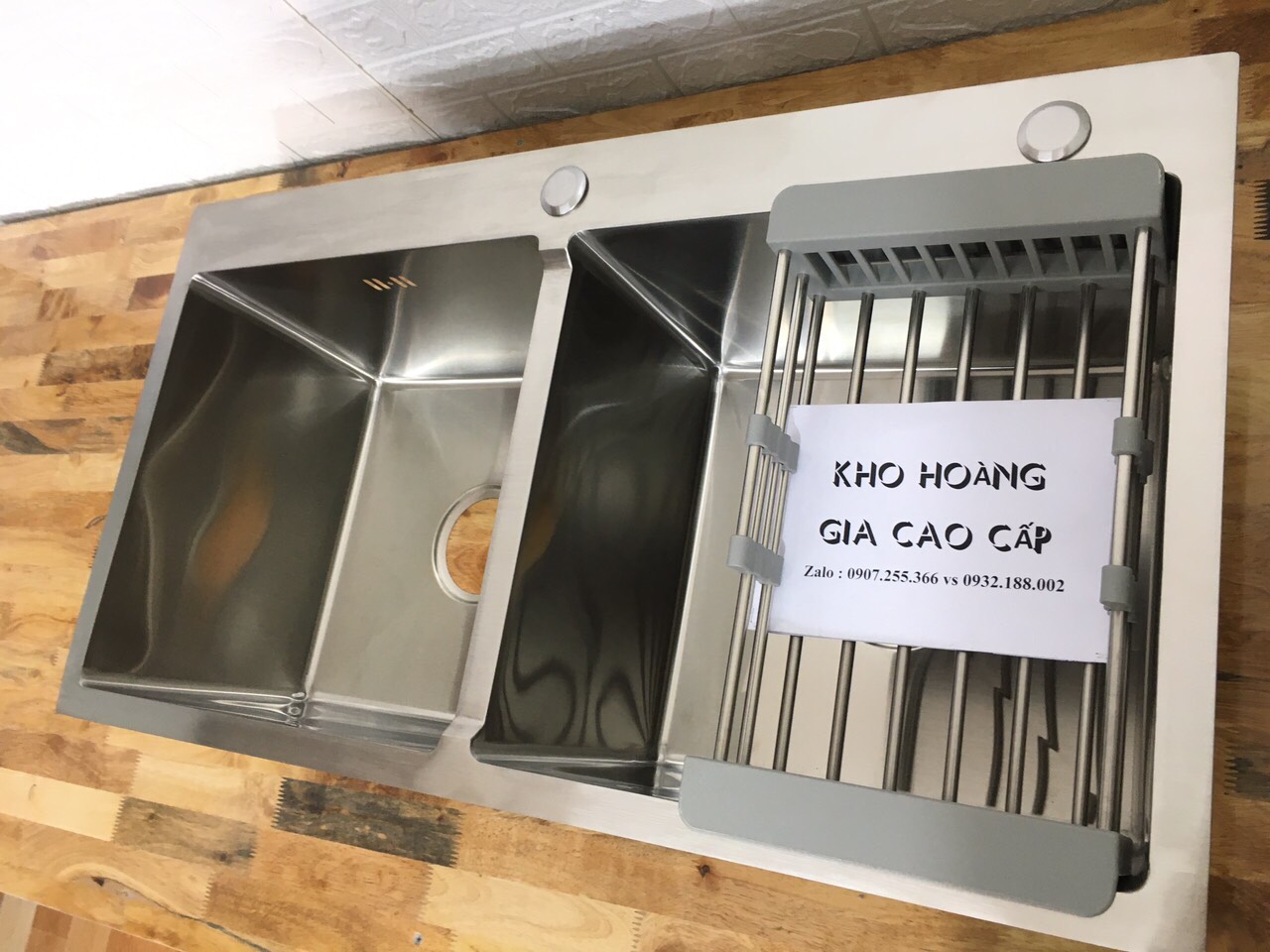 Chậu rửa chén 2 hộc inox