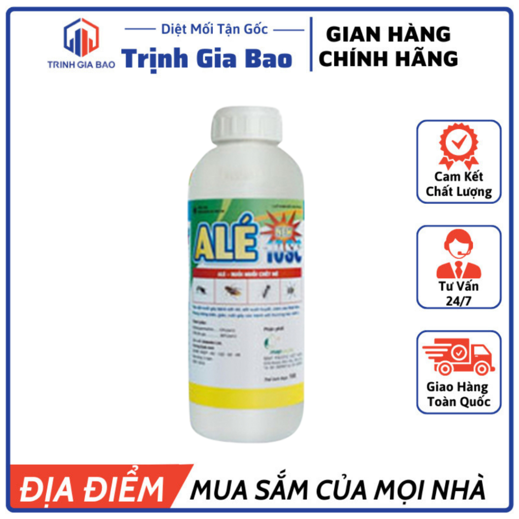 Dung Dịch Diệt Côn Trùng Alé 10 Sc Chai 1 Lít Giúp Tiêu Diệt Hết Côn Trùng Sau 1 Lần Phun An Toàn Cho Sức Khỏe Và Môi Trường