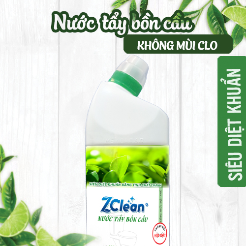 NƯỚC TẨY BỒN CẦU- 900ML- SIÊU DIỆT KHUẨN TRONG 60 GIÂY