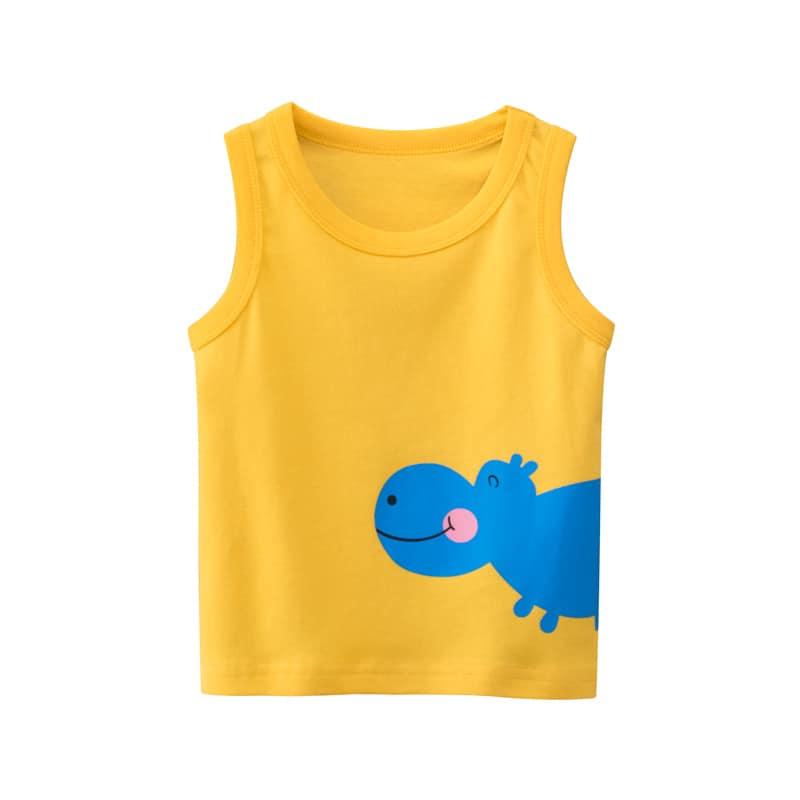 ÁO BA LỖ BÉ TRAI 15-30KG 100% COTTON MỀM, MÁT