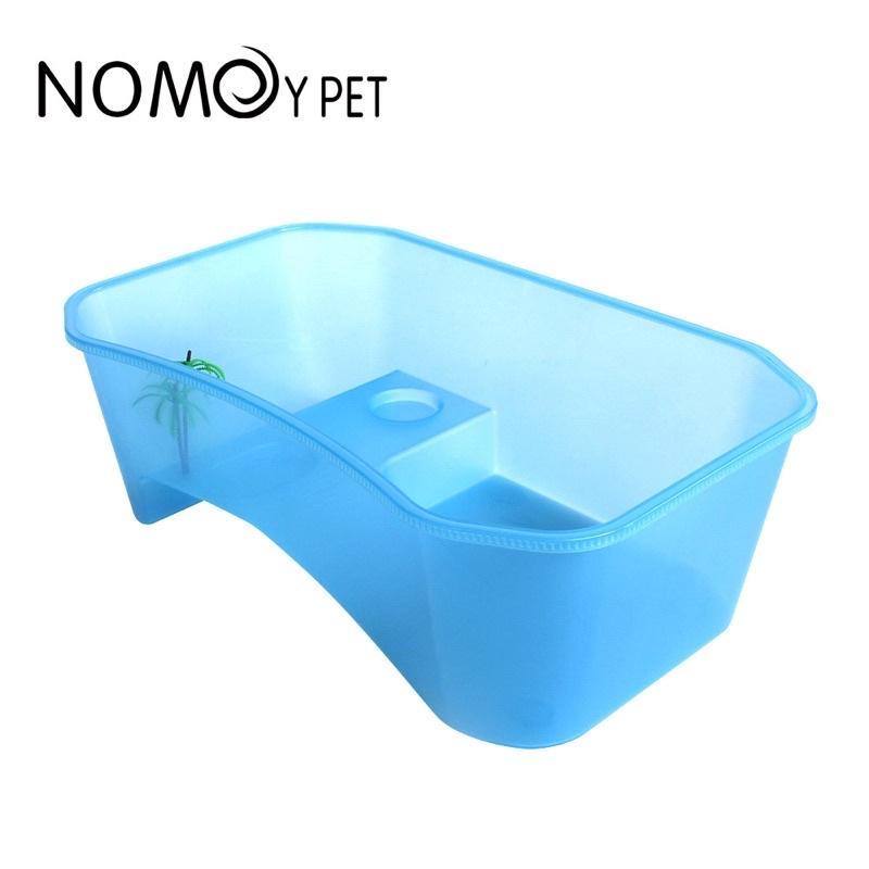 Bể nuôi rùa nhỏ - bể rùa mini nhựa PP kích thước 25x17x11cm petstore