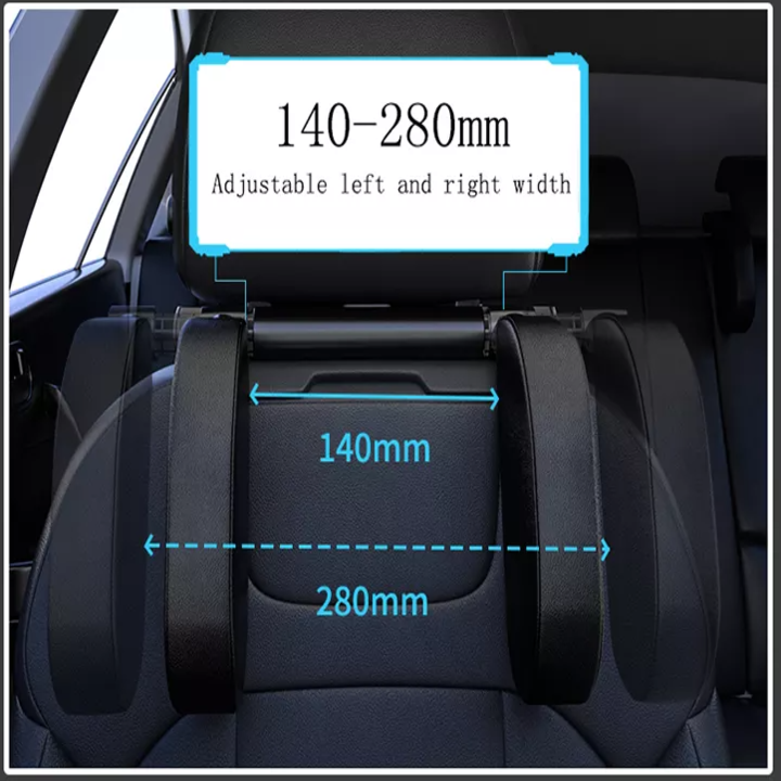 Gối tựa đầu cao cấp chống mỏi cổ khi ngủ trên xe ô tô TZ-A02 - Chất liệu: Nhựa ABS và cao su non hoạt tính - 2 màu