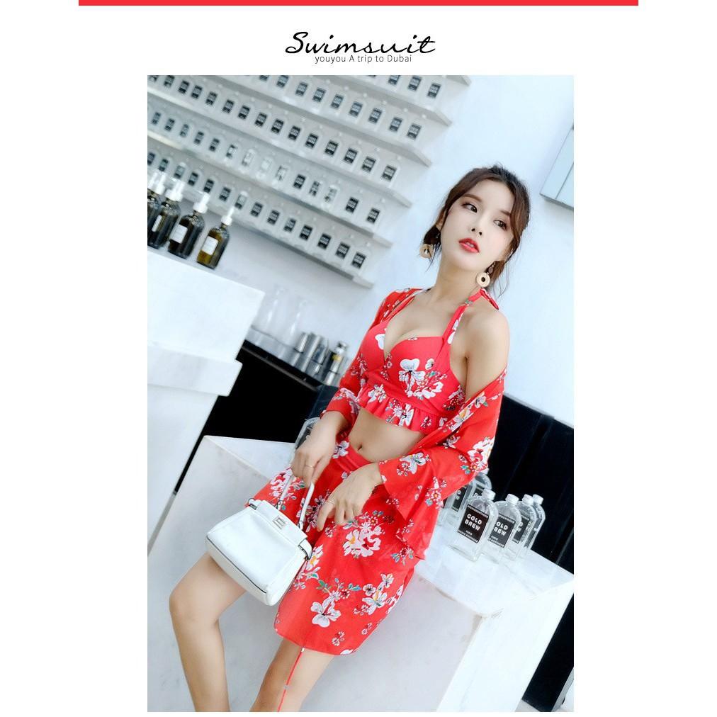 Bộ bơi kèm áo choàng cao cấp