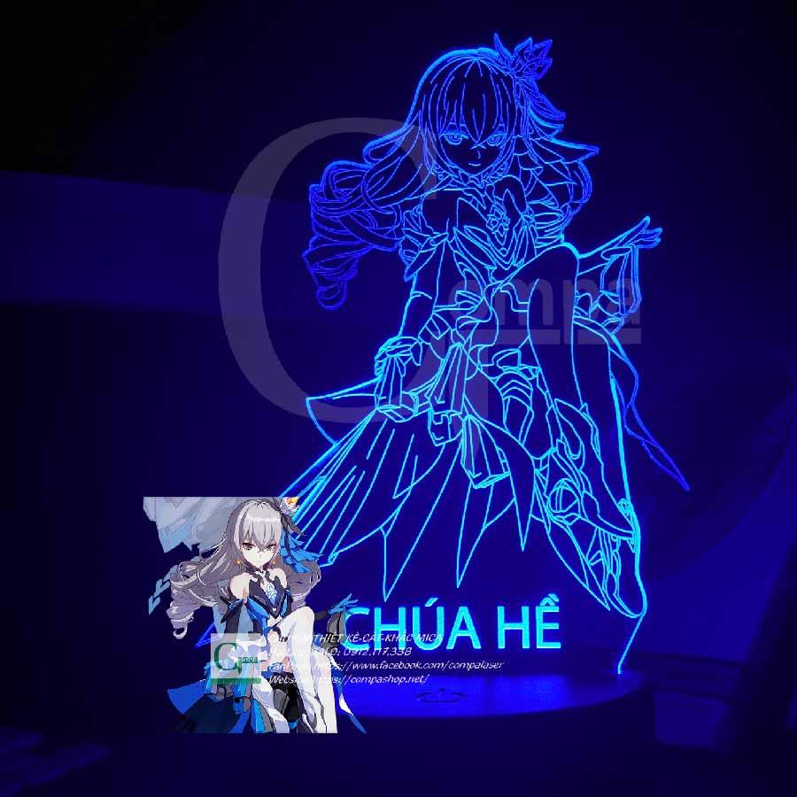 Đèn Ngủ Honkai Impact 3 Bronya Zaychik Type 01 GHKI0501 16 MÀU TUỲ CHỈNH