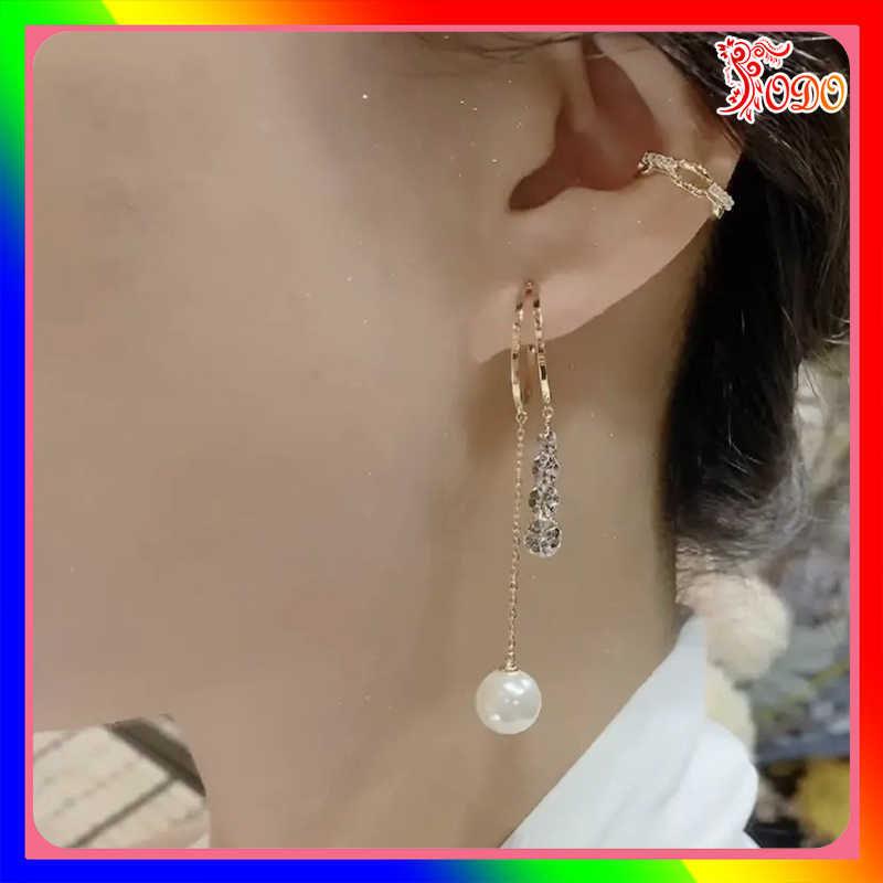 Bông tai kiểu thanh lịch thời trang VV144 Hàn Quốc đi làm sành điệu sang trọng thu đông trẻ trung -