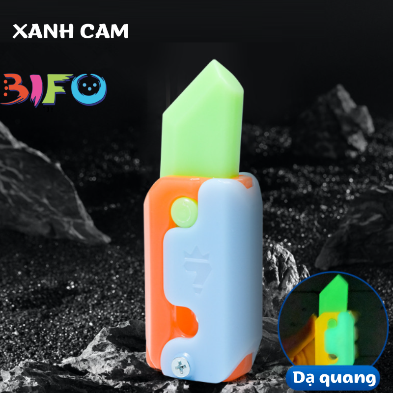 Đồ chơi Dao cà rốt động lực in 3d phản quang kèm theo lược thần kỳ phát dạ quang 3D đồ chơi giải trí giảm stress