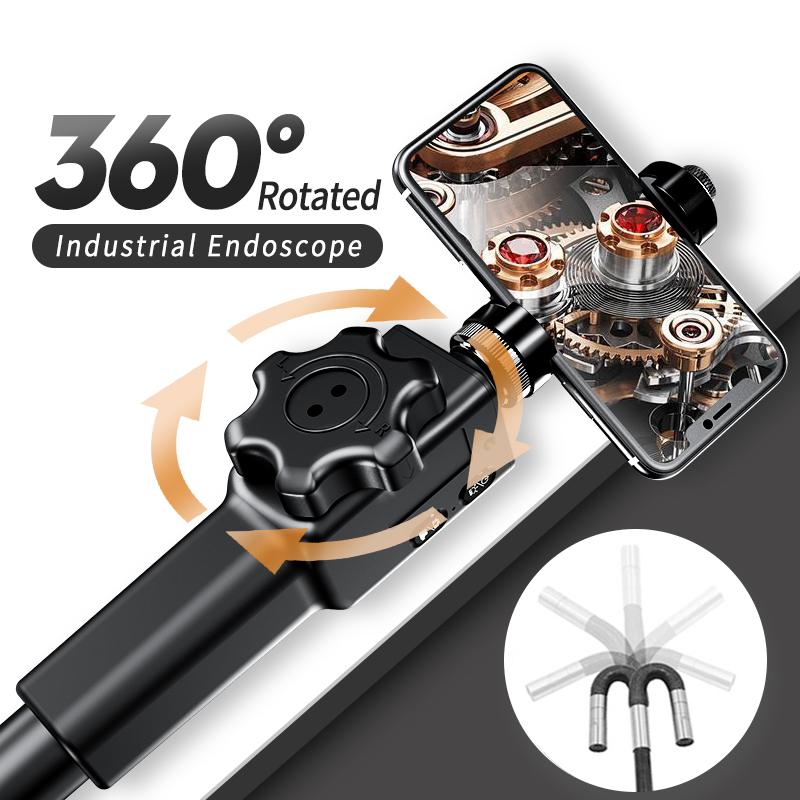 Nội soi khớp nối hai chiều 180 độ nội soi công nghiệp với đầu dò đường kính 6,2mm/8,5mm cho iPhone Android