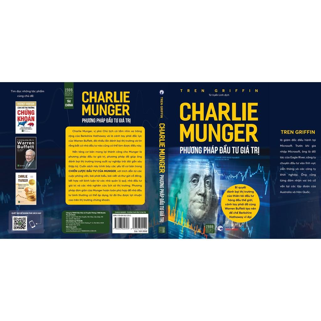 Sách  Charlie Munger  Phương Pháp Đầu Tư Giá Trị - BẢN QUYỀN