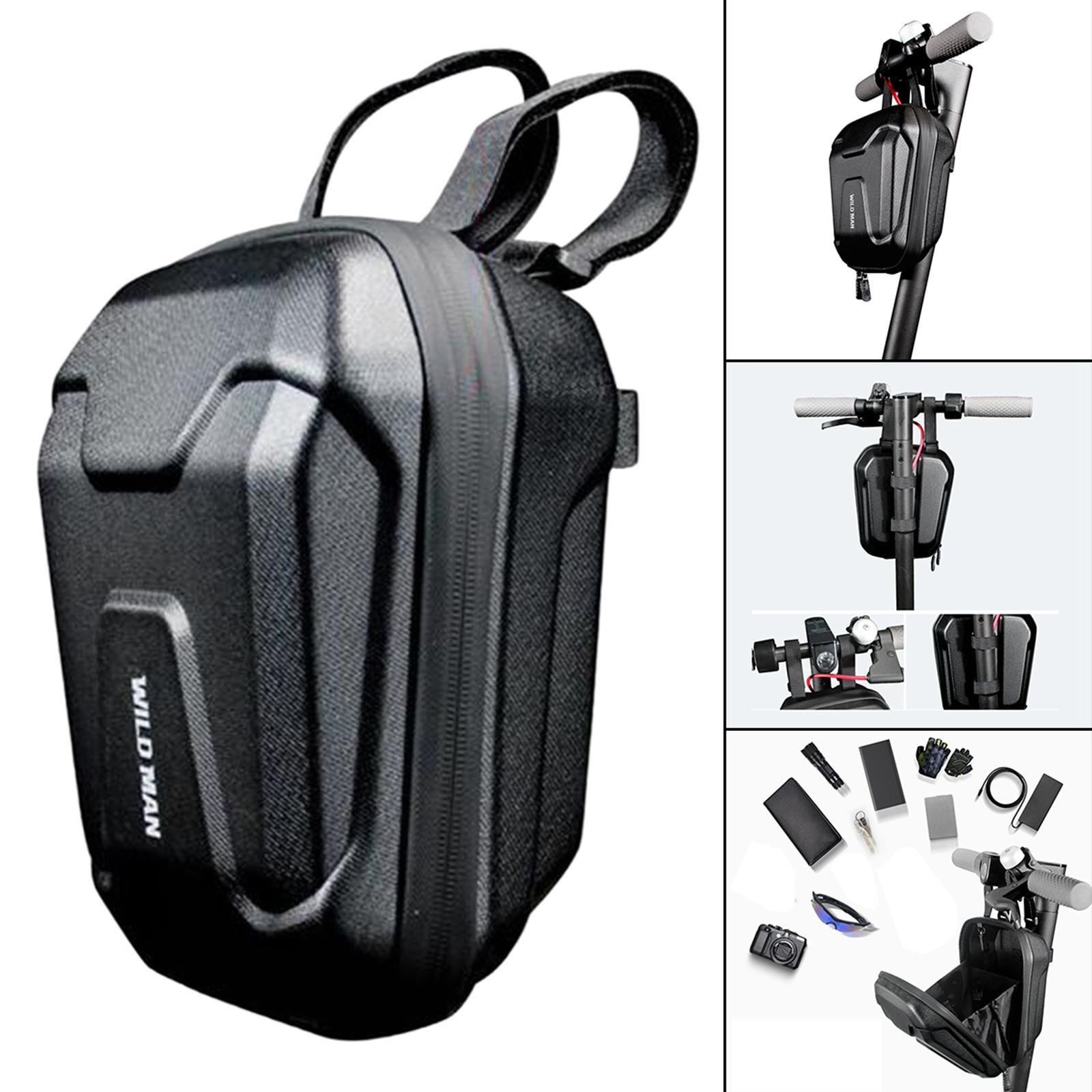 2.5L Electric Scooter Handlebar Bag Front Hanging Bag EVA for Kick Scooter
