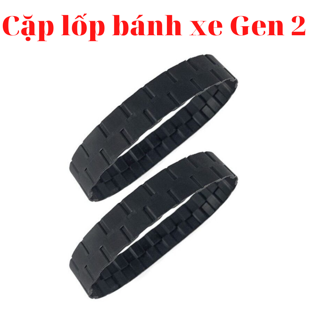 CẶP LỐP BÁNH XE ROBOT HÚT BỤI GEN 2 CHỐNG TRƯỢT