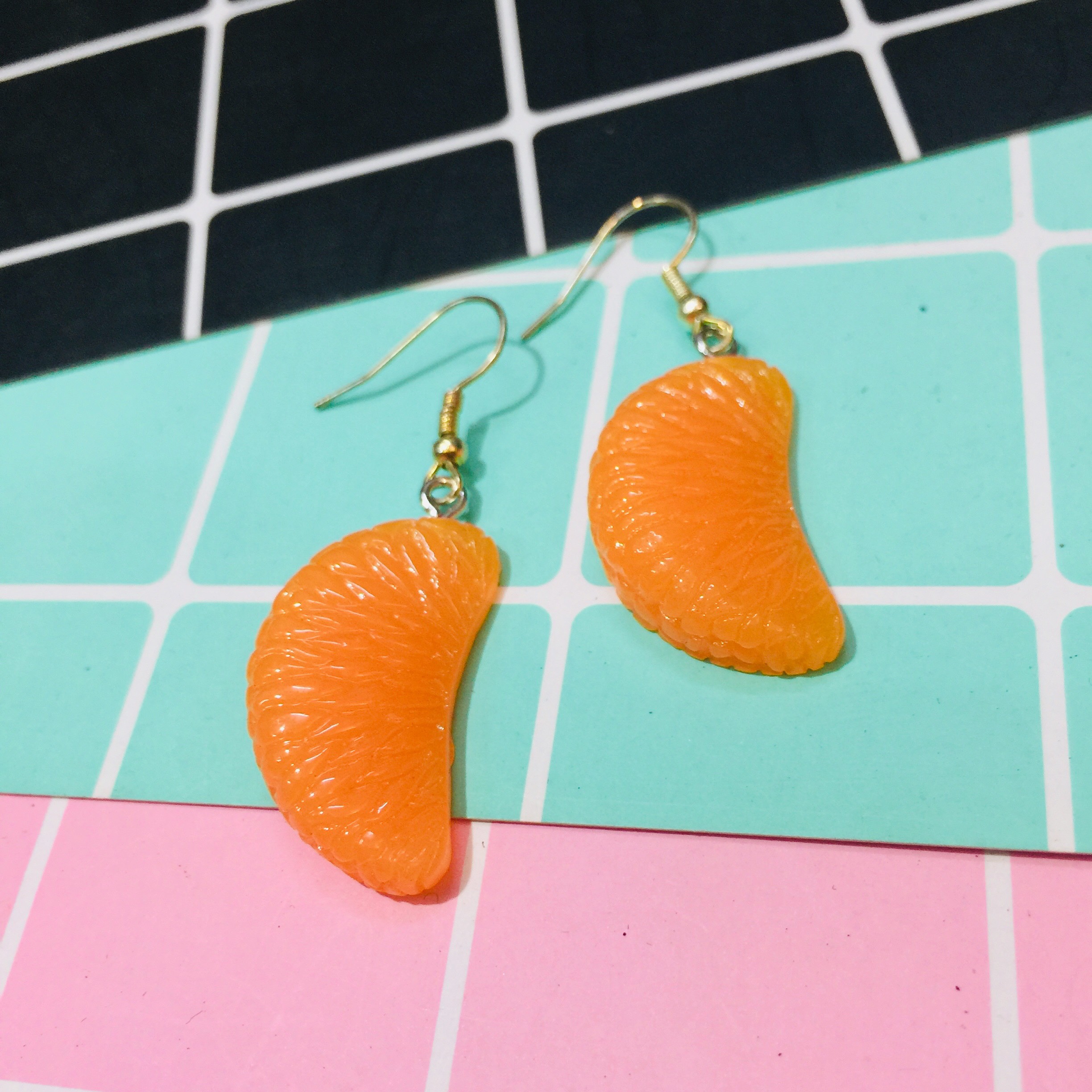 Khuyên tai hình hoa quả cute COMBO 2 đôi khác nhau ngẫu nhiên