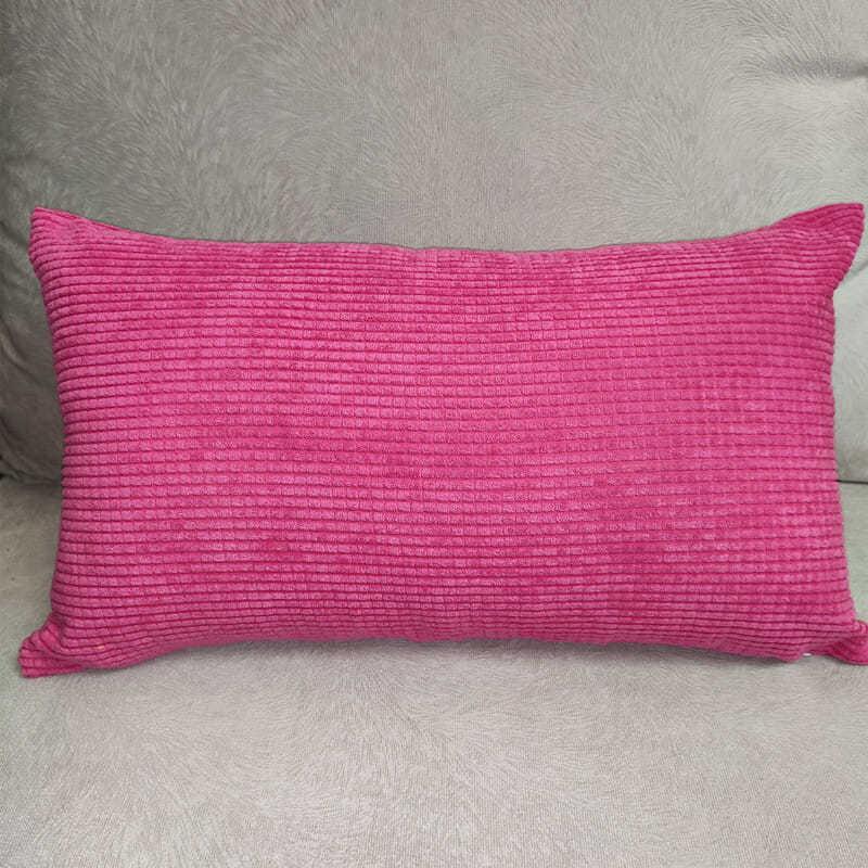 Bắc Âu Màu Bắp Ghế Sofa Nhung Eo Áo Gối Chữ Nhật Ghế Tựa Lưng Lưng Áo Gối Đầu Giường Gối Phóng To Bao