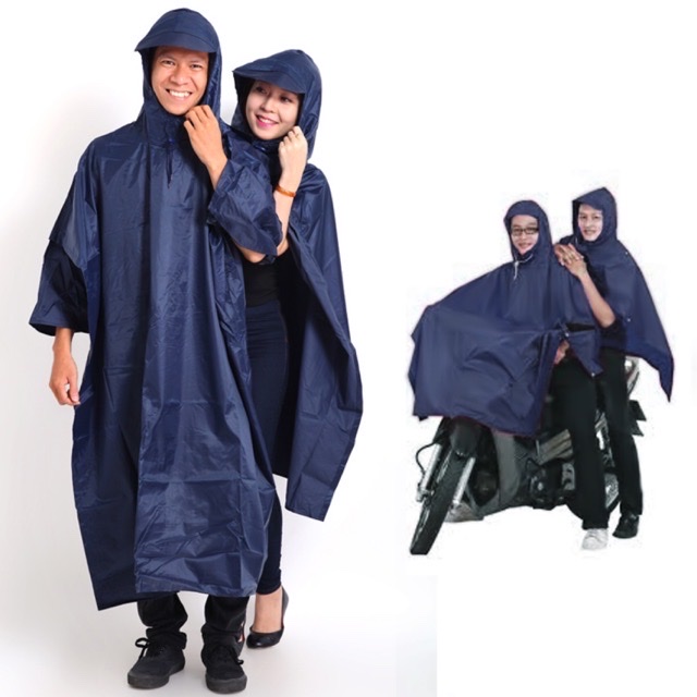Áo mưa 2 đầu người ,vải dù dày ,bền ,màu sắc đa dạng phù hợp nam và nữ